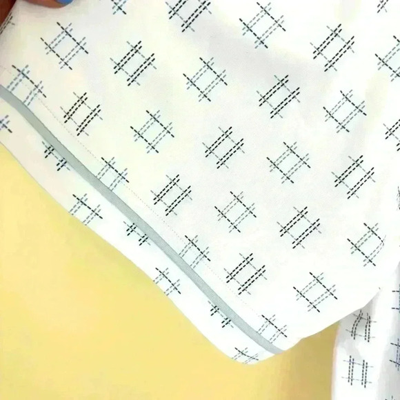 Extracurricular White/Navy “Palm Beach” Short Sleeve Lightweight Men Polo Size2X - Picture 8 of 16